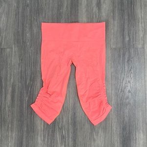 Lululemon In the Flow Crop Neon Leggings